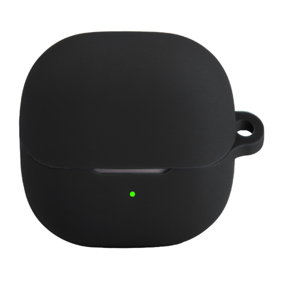 (Black) For Xiaomi Buds 6 Silicone Case Wireless Earbuds Protective Cover With Anti-Lost Buckle Black 6914295809375