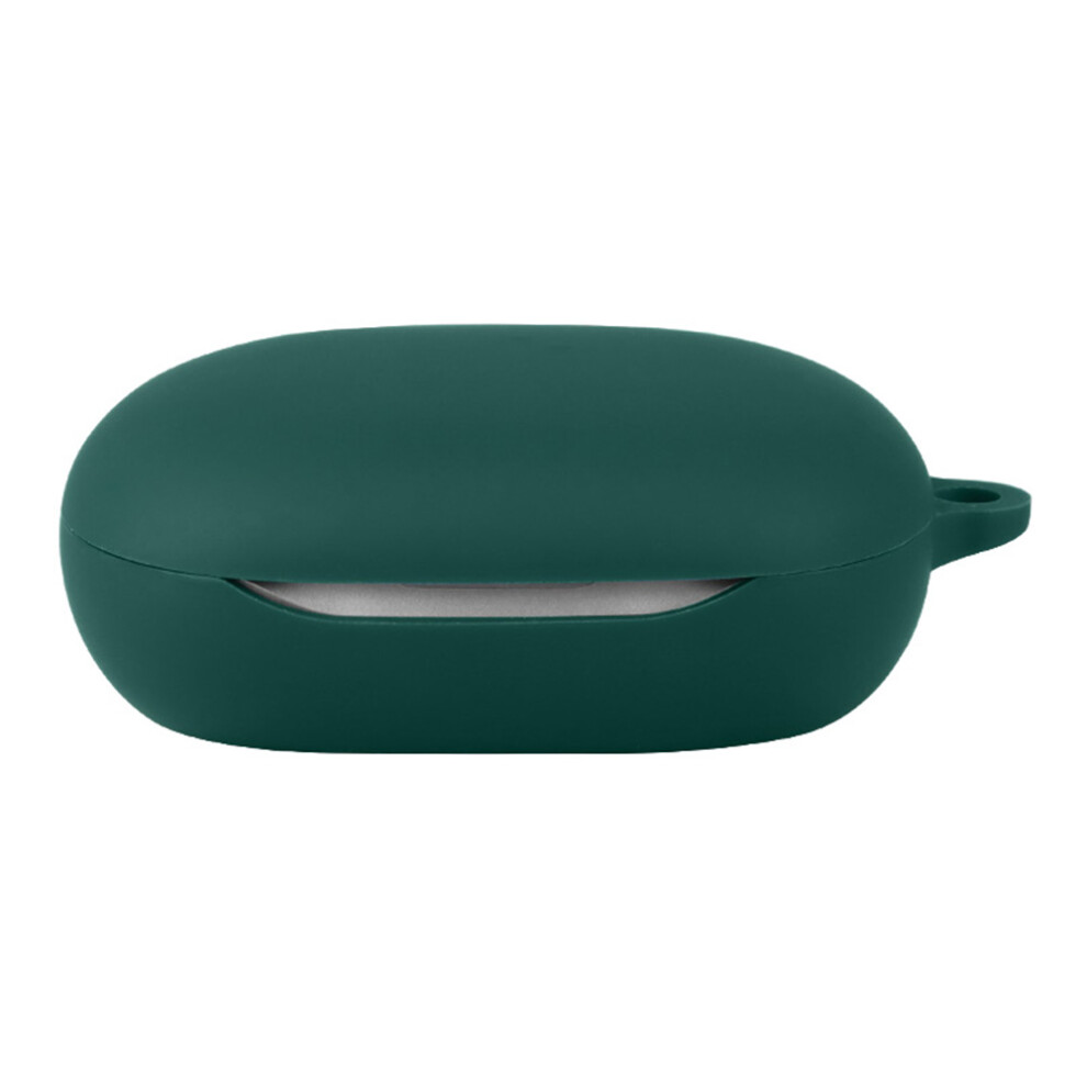 (Blackish ) For Jbl Sense Pro Silicone Case Wireless Earbuds Protective Cover With Anti-Lost Buckle Green 6914293788740