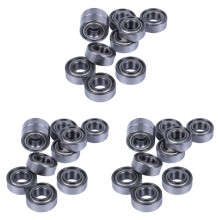 30 StÜCke Miniatur Versiegelt Metall Geschirmt Metrische Radial Kugel Lager Modell: MR115 ZZ 5X11X 4MM