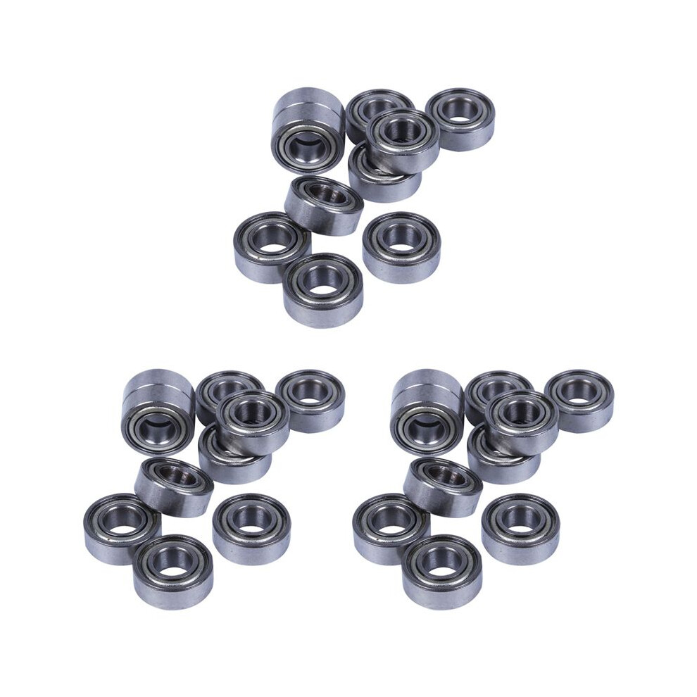 30Pcs Miniature Sealed Metal Shielded Metric Radial Bearing Model: Mr115 Zz 5X11x 4Mm 4712553224494