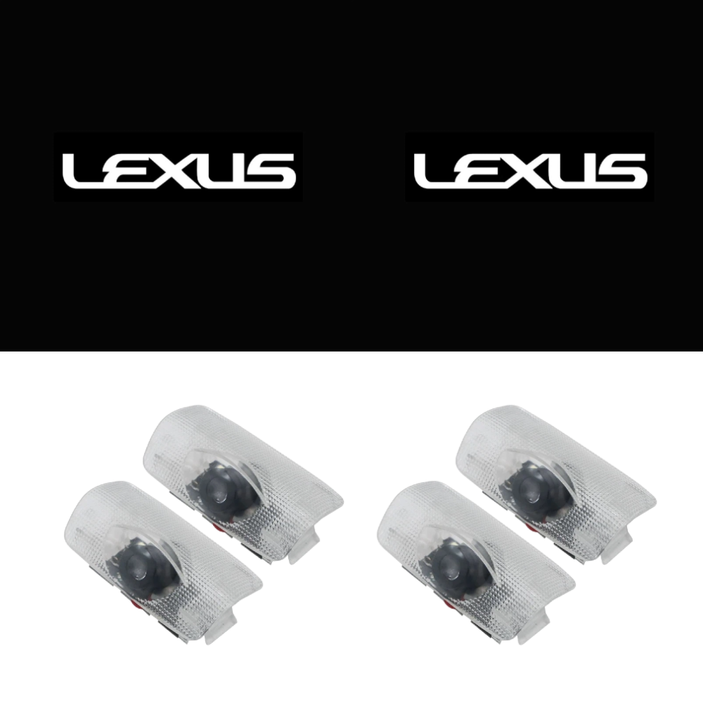 4Pcs Welcome Door Lights Set Compatible With Lexus Es Is Ls Gs Lx Rx Gx Models, Bright Led Courtesy Lamps 6083684377556