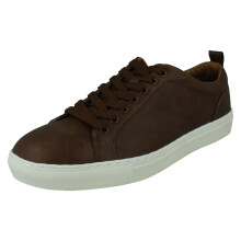 (Brown, UK 11) Mens Thomas Blunt Low Lace Up Casual Leisure Shoe A2R212