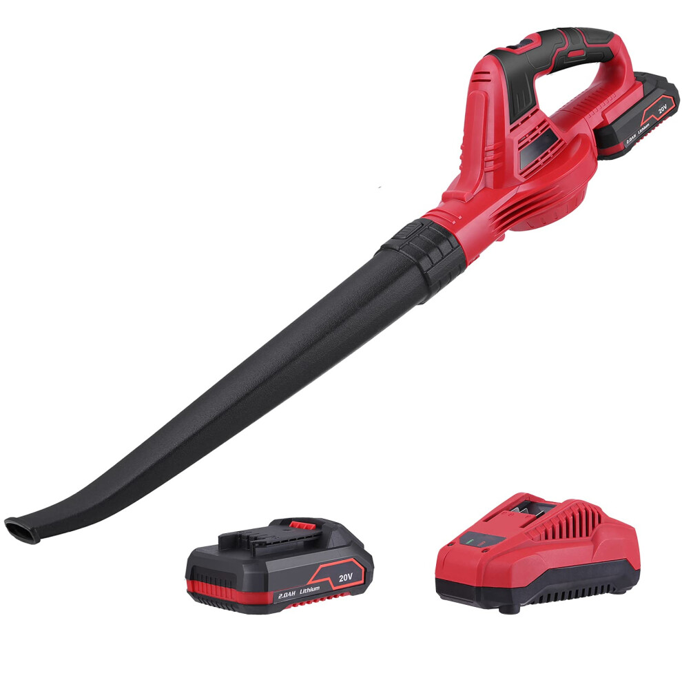 Cordless Leaf Blower 20V 190Km/H Electric Leaf Blower With 2.0 Ah Lithium Battery And Charger, In The Box, Suitable For Clearing L 16886841