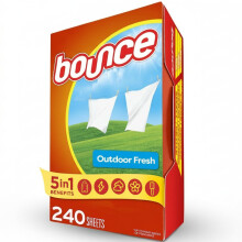 Bounce Outdoor Fresh Fabric Softener Sheets 240 Count by