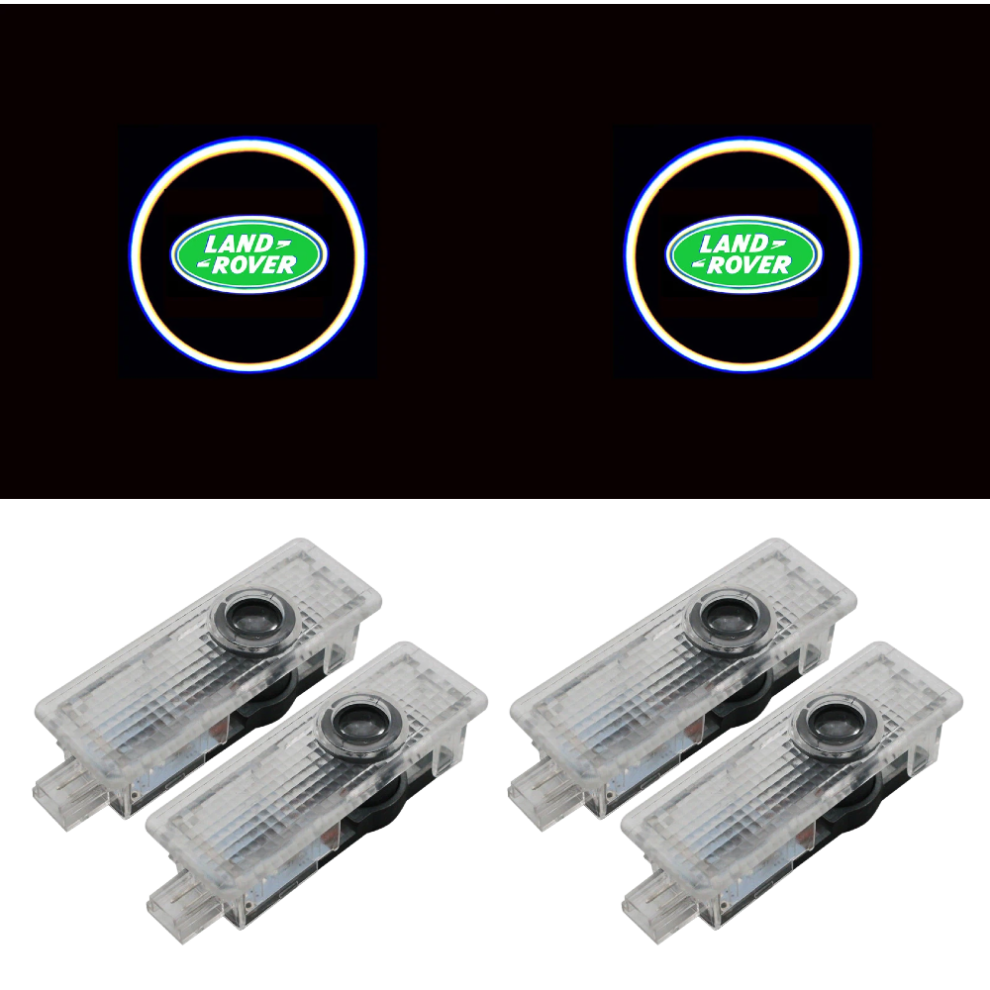 Led Door Courtesy Logo Projector Compatible With Land Rover Range Rover Freelander Discovery 3 4, Car Welcome Ghost Shadow Puddle Embl Light 6083684377709