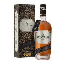 Cotswolds Signature Single Malt Whisky with Gift Box | 70cl | 46% vol | Non-Chill Filtered | No Caramel Colouring | Award Winning