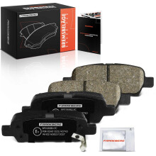 Frankberg Brake Pad Set incl. 4x Pads Rear Compatible with Juke F15 Qashqai +2 I J10 NJ10 Pulsar Hatchback C13 Leaf ZE1 X-Trail T3