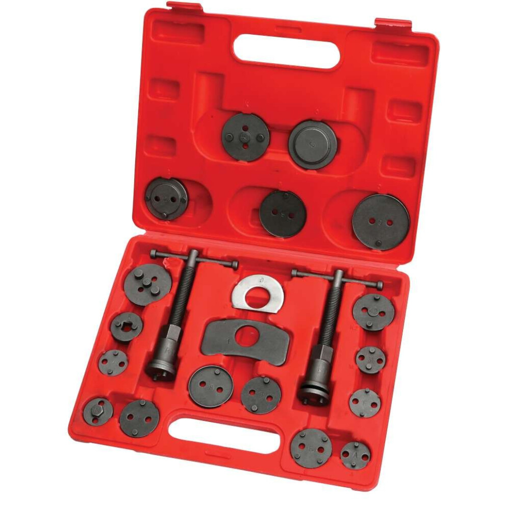 Hilka Tools 12700210 Left And Right Hand Brake Caliper Rewind Tool Kit, Set Of 21