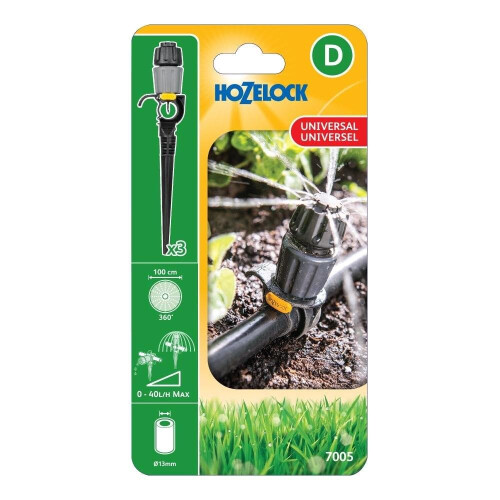 Hozelock Hozelock Easydrip Universal Sprinkler (3 pack)
