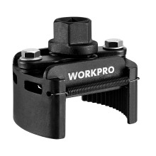 WORKPRO Adjustable Oil Filter Wrench 60-80 mm, 1/2" Drive Oil Filter Removal Tool with Non-Slip Grip, for Car, Trucks, Motorcycles