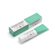 Kingfisher Natural Toothpaste Mint with Fluoride | Suitable for Vegetarians & Ve