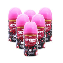 airpure 6 X FRESHMATIC AUTOMATIC SPRAY REFILLS 250ML SPARKLING BERRY AIRWICK COMPATIBLE, Pack of 6