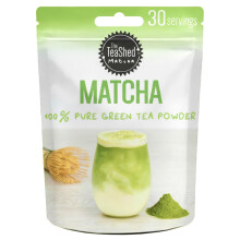 The TeaShed Matcha Powder - 100% Pure Matcha Green Tea Powder, 30g (30 Servings), Matcha Latte Powder for Drinks, Smoothies & Baki