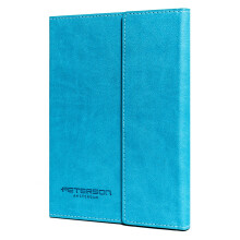 Coffret cadeau : carnet turquoise à fermeture magnétique et stylo à bille noir – Peterson