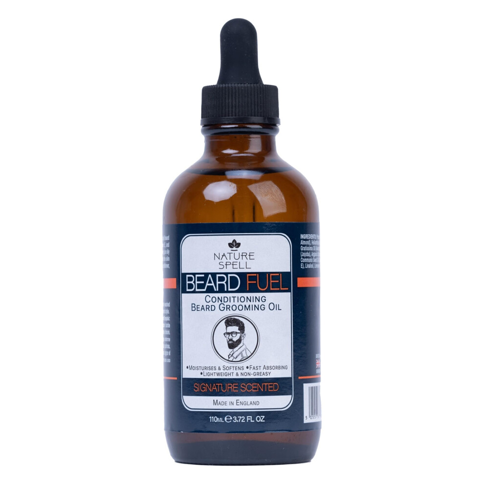 Nature Spell Beard Oil, Xl Bottle,110Ml For Men, Beard Growth & Thickening, Conditioning & Hydrating Formula, Softens & Controls F 16468665