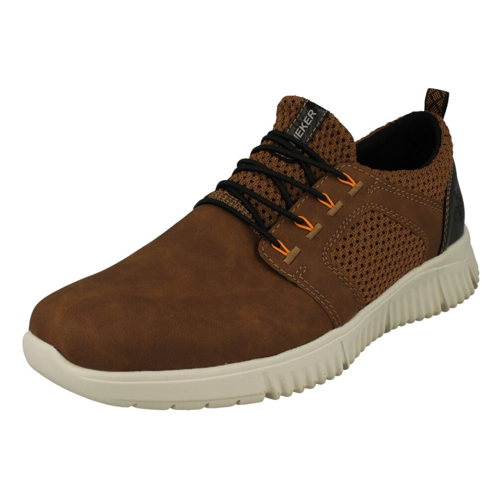 Rieker (Brown, Uk 9) Mens Sneakers By Slip On Trainers B7588