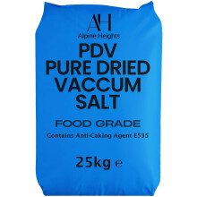 AH Pure Dried Vaccum Salt 25kg - Food Grade PDV Salt - Packaging May