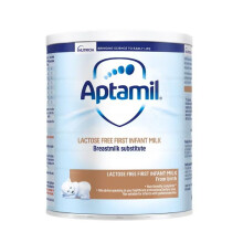 Aptamil 1 Lactose Free First Infant Milk Formula Powder, From Birth, 400g (Pack of 4)
