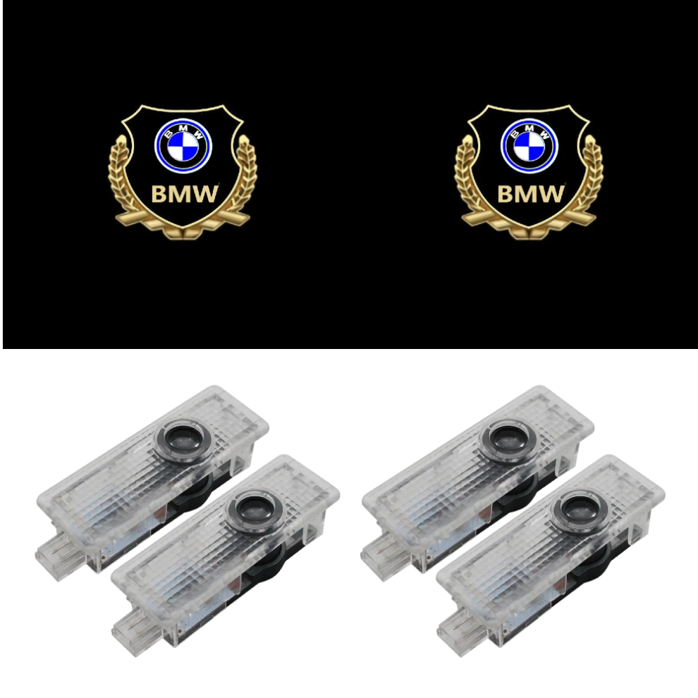 4 Pack Led Logo Projector Lights For 1 To 7 Series X1 To X7 Series And M Series Door Welcome And Ambient Lighting 6083684376993