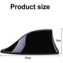 Car Shark Fin, Shark Antenna Universal Waterproof Car Roof Radio Antenna Fm Radio Antenna Tw