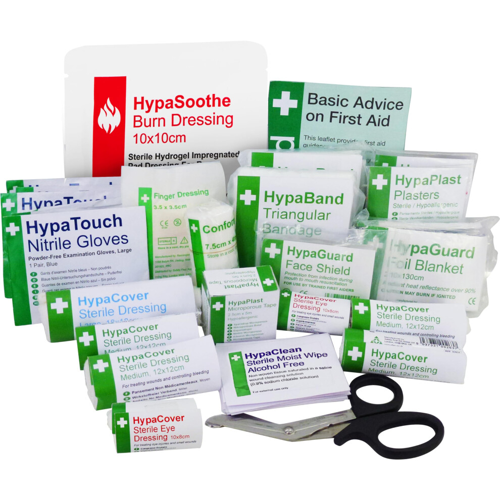 Safety First Aid Group Workplace First Aid Kit Refill Bs 8599 Compliant, Small