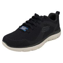 (Navy, UK 11) Mens Skechers Lace Up Casual Trainers - Brisbane 232057