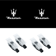 Lot de 4, lumières de bienvenue compatibles avec Maserati Ghibli et Levante, projecteur laser de porte à éclairage d’ambiance, modèle 5