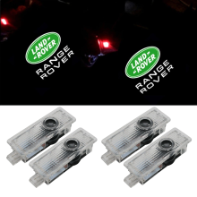 Projecteurs de porte à logo, compatibles avec Land Rover Range Rover Freelander Discovery 3 et 4, lampes d’accueil à projection fantôme, lot de 4