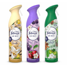 Febreze Air Freshener SUN KISSED VANILLA, CHERRY & PLUM, ORCHARD PARADISE - SPRING EDITION Spray 185ml x 3 | Odour Eliminator with