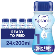 Aptamil 1 First Infant Baby Milk Ready To Use Liquid Formula, From