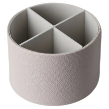 Bathroom Organizer PU Make Brush Sundry Storage Box Pen Holder Lipstick Holder Perfume Stand Jewelry Box A