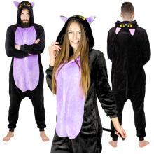 Pijama de mujer ZOLTA, regalo para hombre, kigurumi unisex, mono con cremallera, talla XL