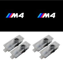 4er-Set kompatibel mit BMW-Logo Projektorleuchten für M4 Serie Türbeleuchtung und Ambientebeleuchtung