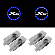 4er-Set Tür-Einstiegs- und Ambientebeleuchtung, kompatibel mit BMW X5, Projektionslichter mit Logo für Willkommenslicht