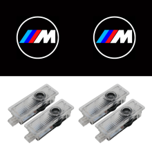 4er-Set, Kompatibel mit BMW-Logo-Projektorleuchten für 1er bis 7er Reihe, X1 bis X7 Reihe und M Reihe, Türbegrüßungs- und Ambientebeleuchtung