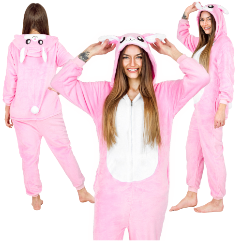 Einteiler-Pyjama-Kostüm - Kaninchen