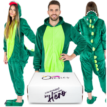 PIGIAMA INTERO DA UOMO PIGIAMA DA UOMO DA DINOSAURO KIGUROMI TRAVESTIMENTO PIGIAMA INTERO DA DINOSAURO - S