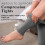 ABSOLUTE SUPPORT Plus Size Medical Compression Leggings 20-30mmHg Grey 5X-Large 1