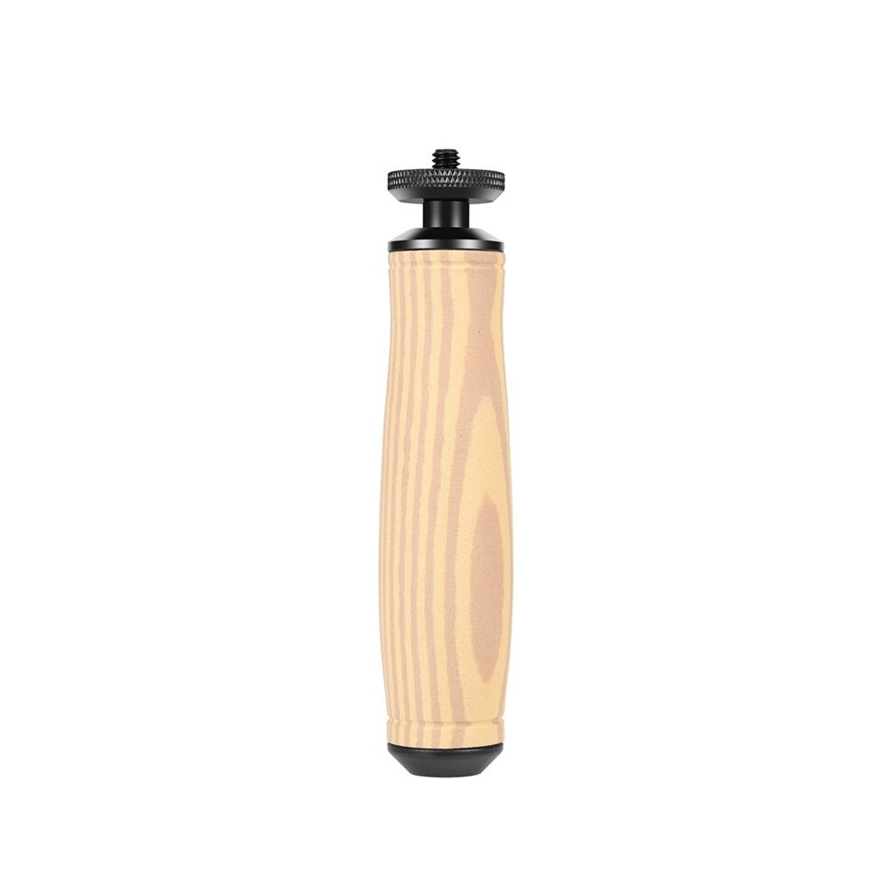 Wooden Handle Camera Grip Stabilizer Handgrip With 1/4 Inch Screw Port Universal Dslr Mirrorless Cage Side Handle A 6034264309337