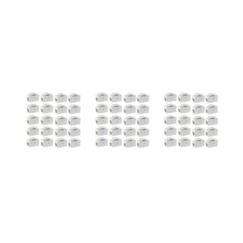 Ethernet Coupler, 60Pack Cat6 Rj45 Jack Inline Female Connectors 4712740369397