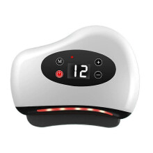 (white) Smart Electric Relieve Fatigue Physiotherapy Scraping Therapy Body Cupping