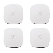 4X Tuya ZigBee MmWave-Anwesenheitssensor für Menschen mit Luminanz-Mikrowellen-Radarerkennung, PIR-Bewegungssensor, Wandhalterung