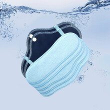 8pcs Reusable Washable Menstrual Pads for Women Comfortable And Friendly Period Products with Zippers Storage Bag Multicolor