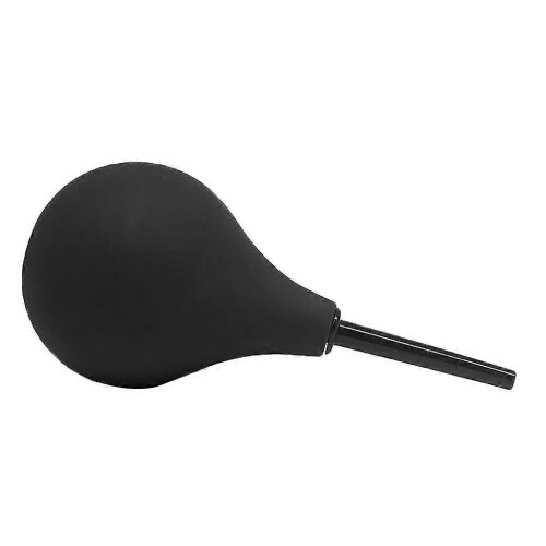 Soft Comfortable Rubber Anal Douche 90ml Black