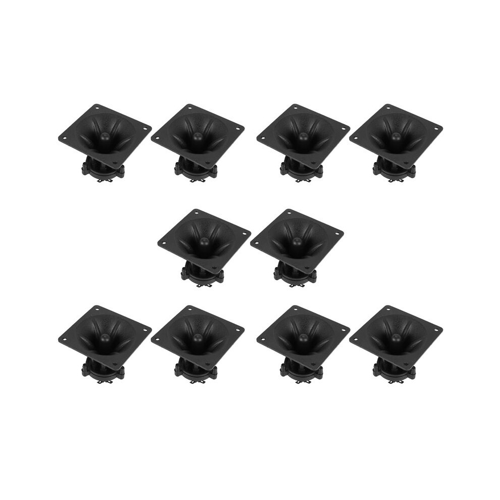 10Pc Tweeters Piezoelectric Tweeter Loudspeaker Ceramic Buzzer Treble Square Audio Speaker Black 4711422103632
