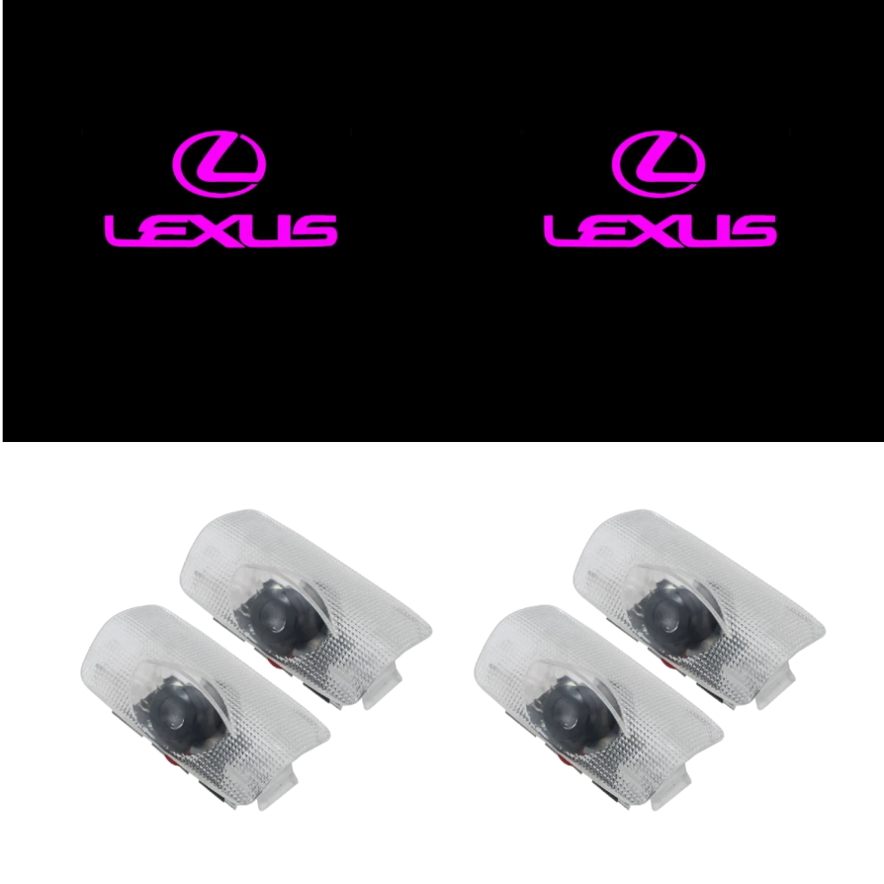 Ultra Bright Led Car Door Courtesy Projector Lights, Wireless Ghost Shadow Welcome Puddle Logo Lamps, Emblem Replacement Yellow 6083684377631