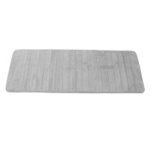 Memory Foam Weiche Badematten - Rutschfeste SaugfäHige Badteppiche Extra GroßE LäUfer Lange Matte für KüChe BadezimmerböDen 60X160Cm, Grau