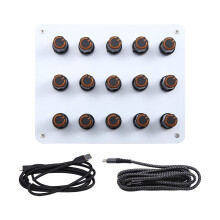 15 Drehregler, Benutzerdefinierte CC-Informationen, Lautstärkeregelung, USB-C-Schnittstelle, Musik-Host-Software, MIDI-Controller