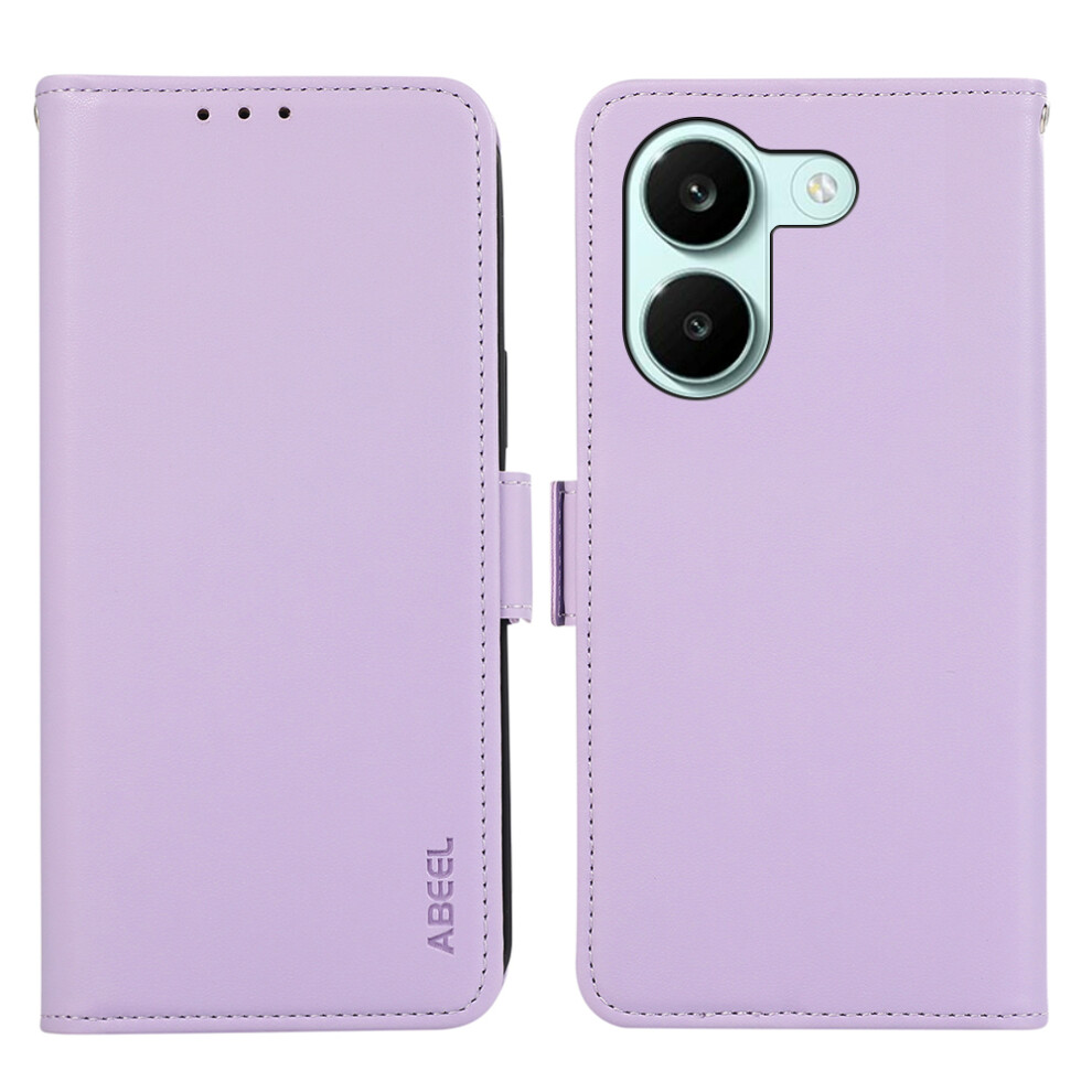 (Purple) For Xiaomi Redmi Turbo 5 5G / Poco X8 Pro 5G Case Leather Phone Cover With Rfid Blocking Wallet Purple 6914299624585