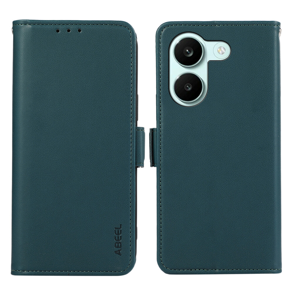 (Green) For Xiaomi Redmi Turbo 5 5G / Poco X8 Pro 5G Case Leather Phone Cover With Rfid Blocking Wallet Green 6914291260798